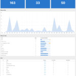 A screenshot of playback statistics on this site for February 2026. 163 total plays by 33 separate listeners covering 50 separate tracks.